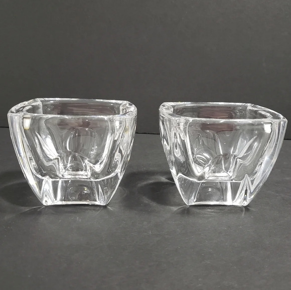 ORREFORS Kostaboda Candle Holders Votive Candle Holder Set of 2 Classic - Picture 2 of 9